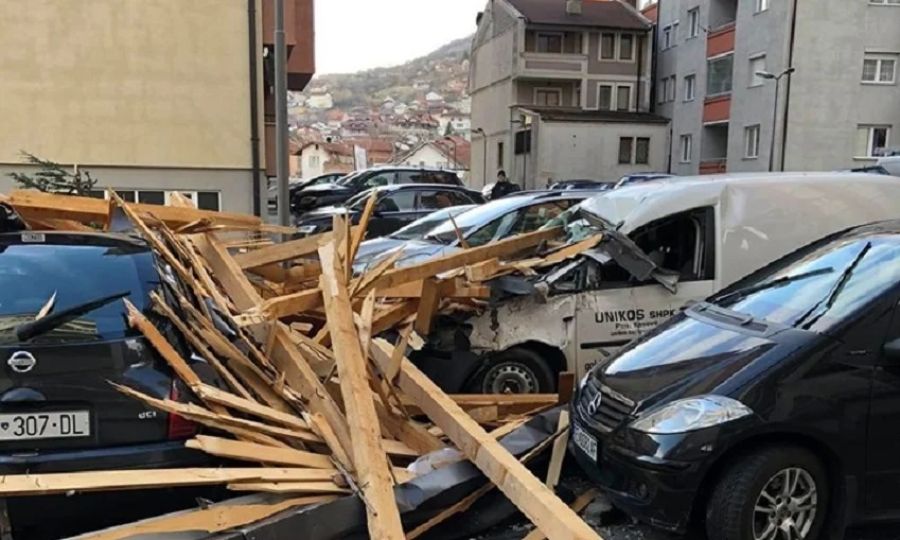 Cumartesi Günü Kosova'da Rüzgarlar Rekor Hızlardaydı