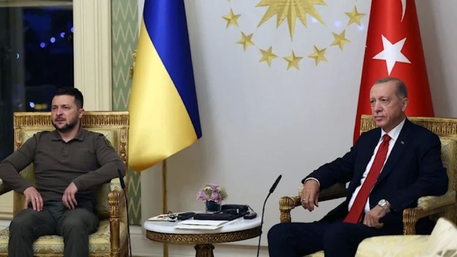 Erdoğan ile Zelenskiy’nin görüşmesi başladı