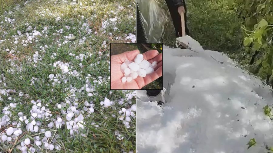 Dolu, Tarım Alanlarına Zarar Verdi