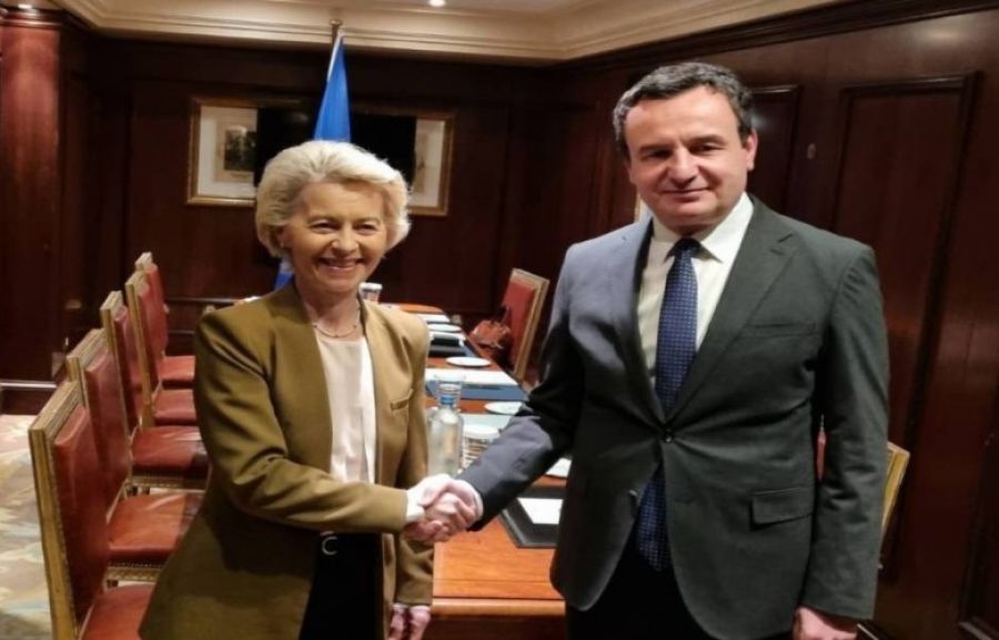 Kurti ve Von der Leyen Kosova-AB İkili Konuları Görüştüler
