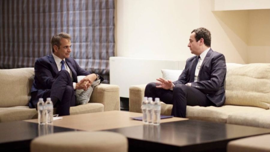 Kurti ve Mitsotakis, Kosova-Yunanistan İlişkilerinin Devamını Görüştü