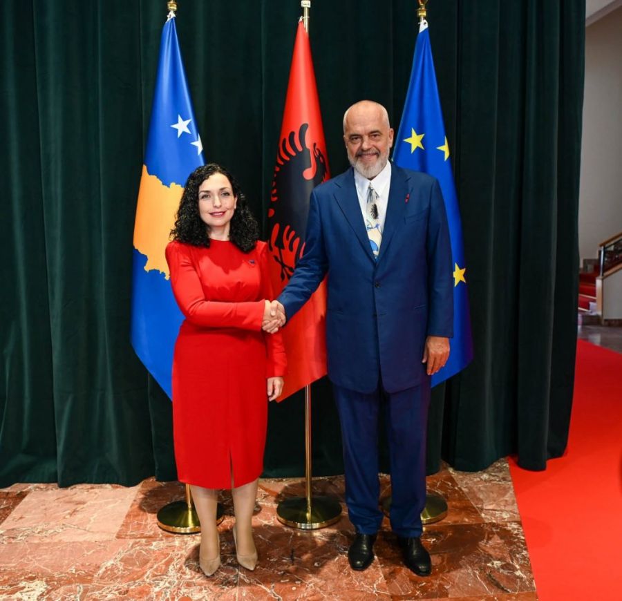 Cumhurbaşkanı Osmani, Edi Rama ile de Görüştü