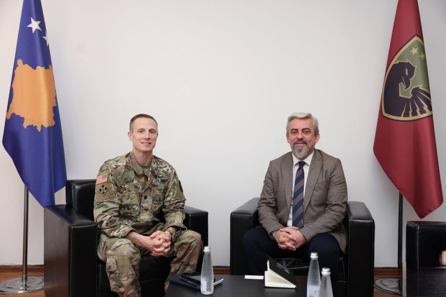 ABD’nın Kosova Kara Ataşesi Savunma Bakanı Yardımcısı Kervan’ı Ziyaret Etti