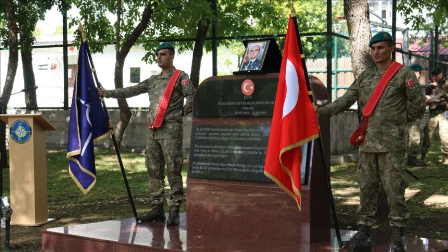 Kosova'da 1999'da Şehit Düşen Türk Askeri Anıldı