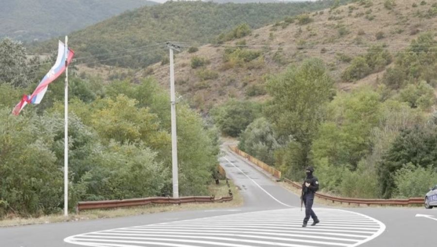 Banjska'ya Giden Yol Bugün de Ulaşıma Kapalı