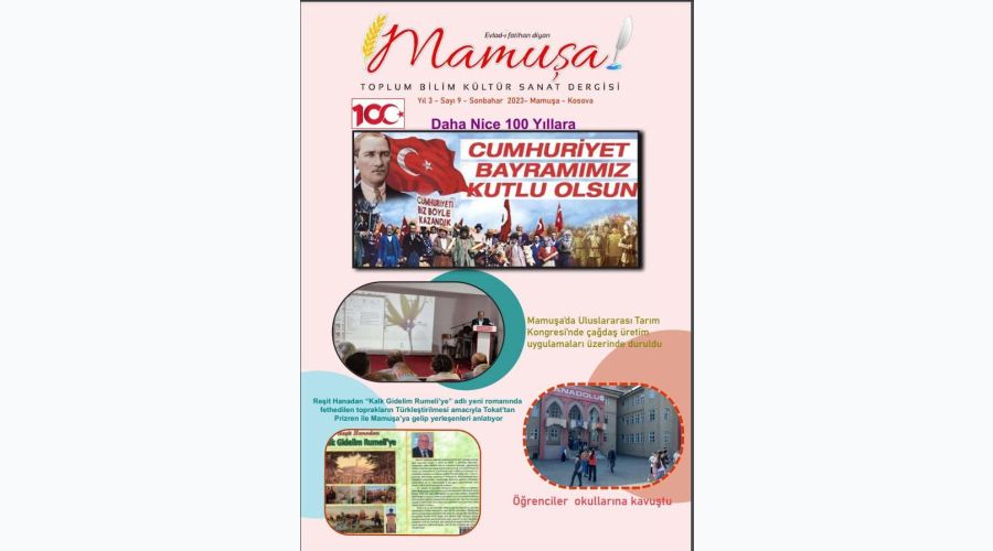 'Mamuşa' Dergisi’nin 9. Sayısı Çıktı
