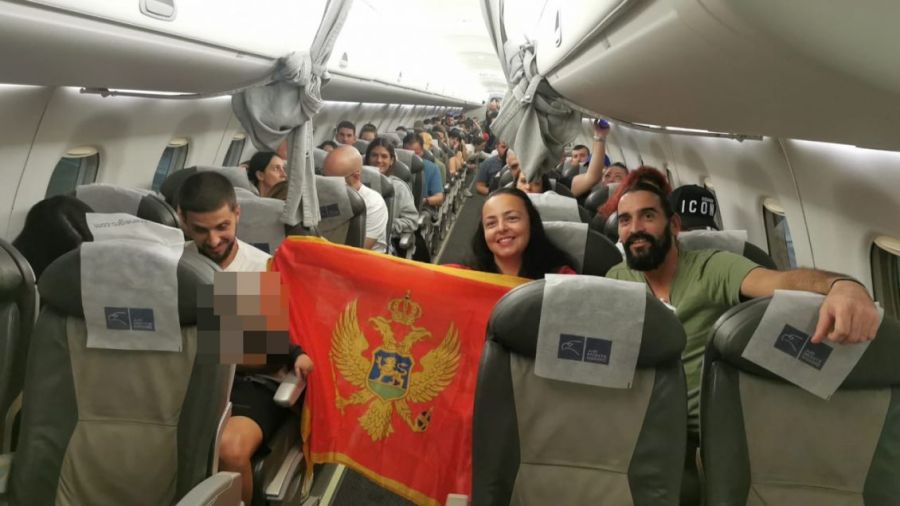 Kosova ve Diğer Birkaç Ülkeden vatandaşlar İsrail'den Podgorica'ya Geldi