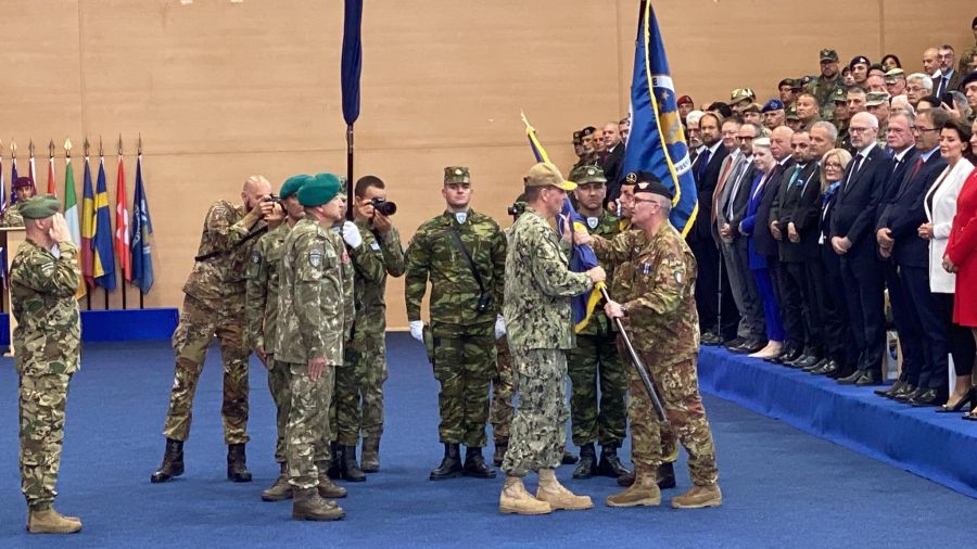 Ristuccia, KFOR Komutalığını Türk General Ulutaş’a Devretti