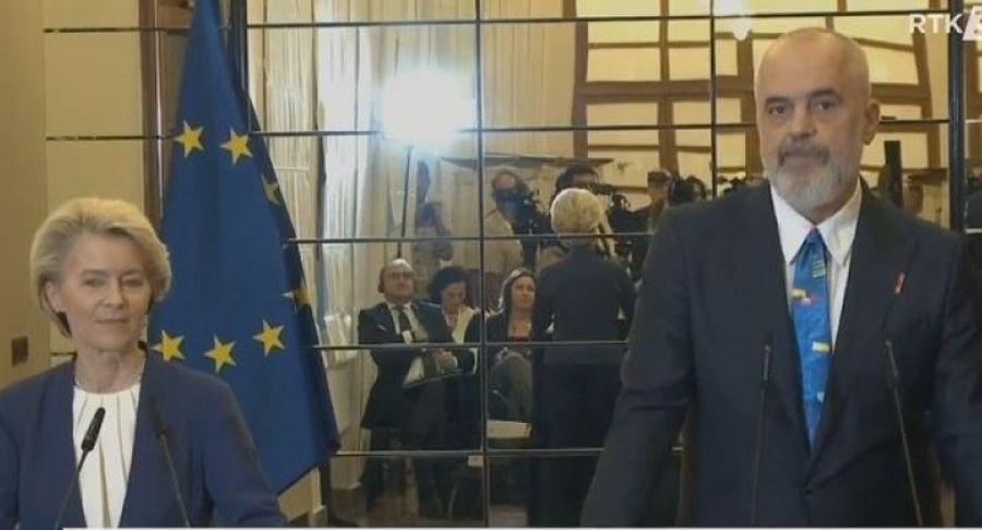 Von der Leyen: Ohri Anlaşması, Kosova ile Sırbistan Arasındaki Uzlaşmanın Temeli