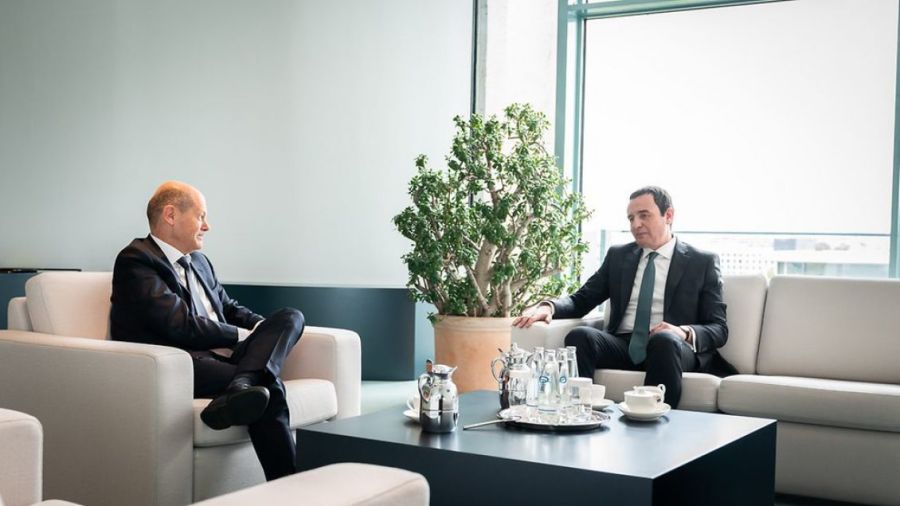 Berlin Zirvesi için Tiran’da Bulunan Kurti, Scholz ile Bugün Görüşecek
