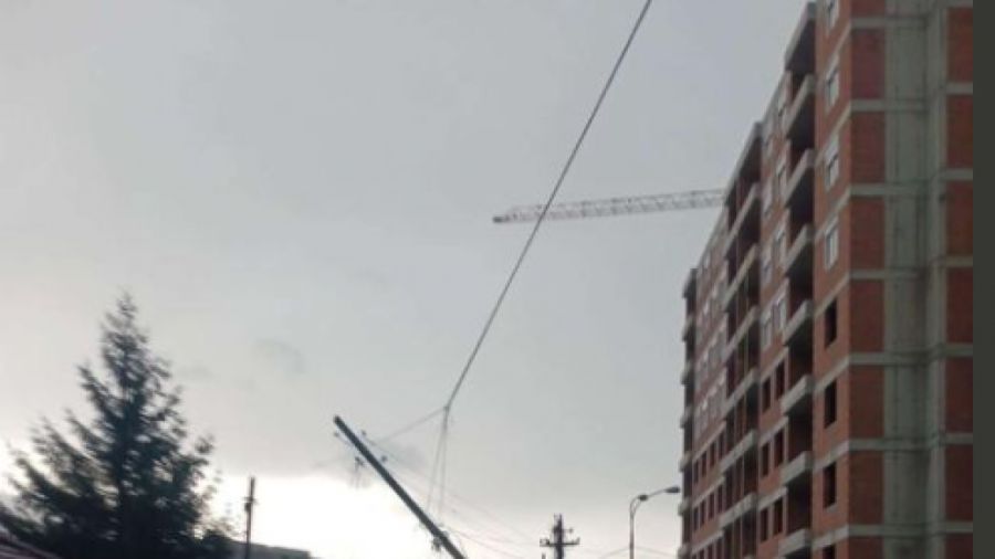 Fırtına Dugacini Bölgesini Vurdu