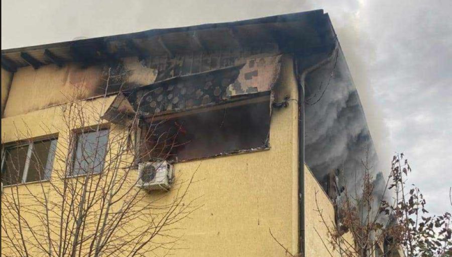 Adalet Bakanlığı Yetkilileri Yangın Yerine Çıktı