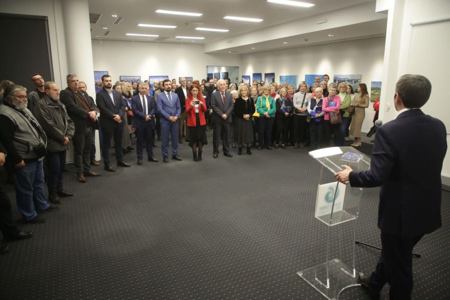 Zagreb’de Reşit İsmet’in Sergisine  Yoğun İlgi