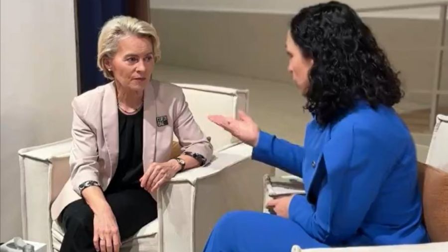 Osmani- Ursula von der Leyen, Kosova'nın AB ile Yakınlaşmasını Ele Aldı