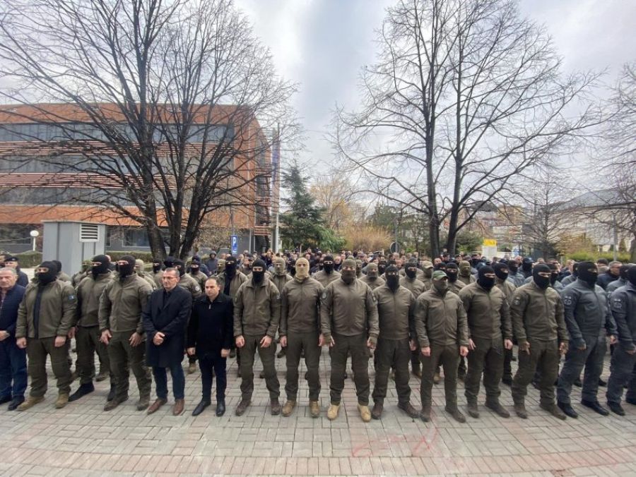 Özel Müdahale Birimi ve Polis Sendikası Protesto Düzenledi