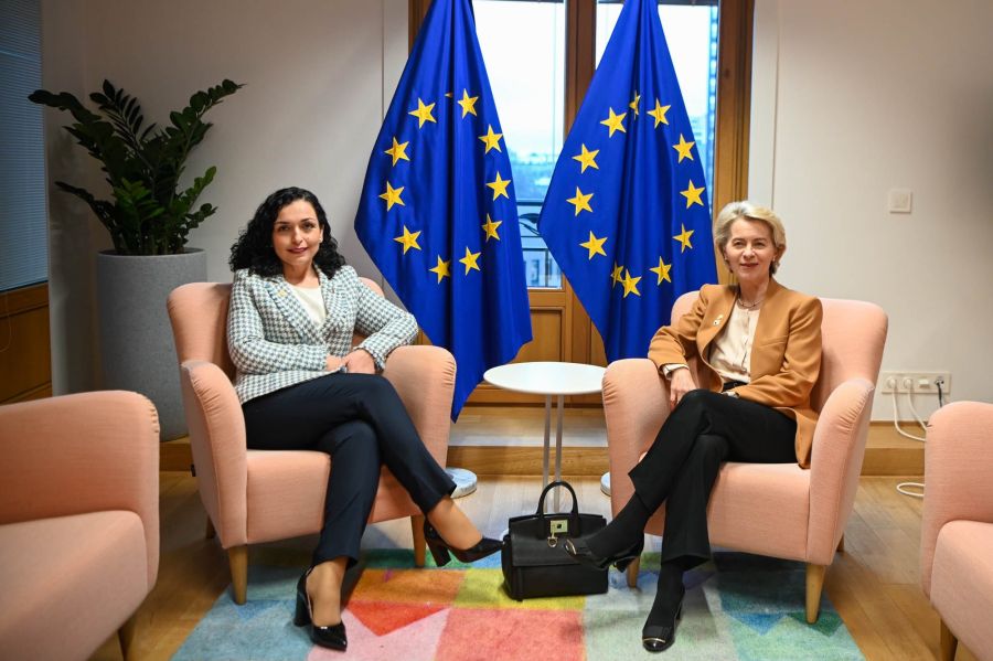 Osmani-Leyen Görüşmesinde AB Tedbirlerinin Kaldırılmasına Vurgu Yapıldı