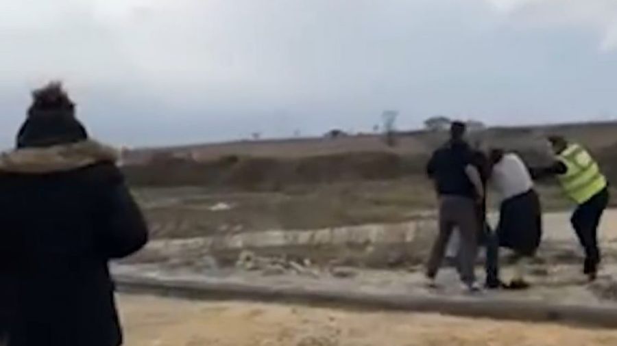 Merdare'de Polis Devriyesi Gurbetçiler Tarafından Darp Edildi