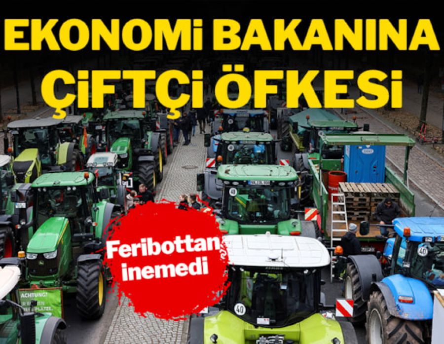 Öfkeli çiftçiler bakanı feribottan indirmedi