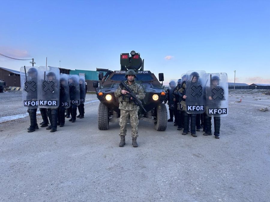 KFOR Türk Askerleri Tatbikat Gerçekleştirdi