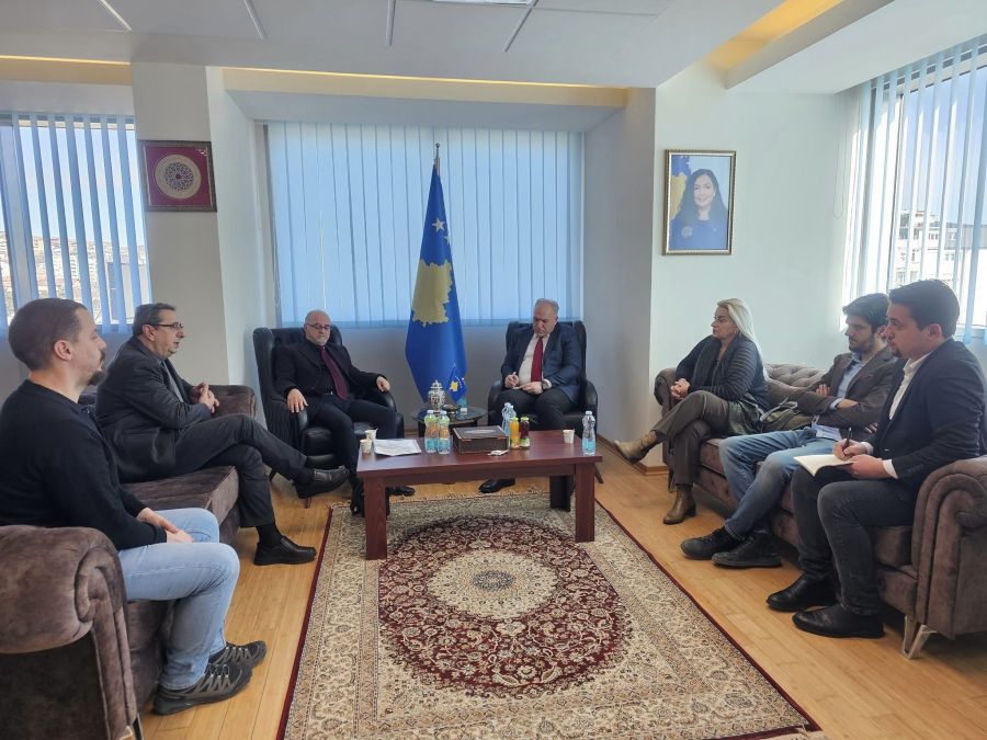 Bakan Damka’ya Kosova Türk Medyasının Durumu ve Sorunları İletildi