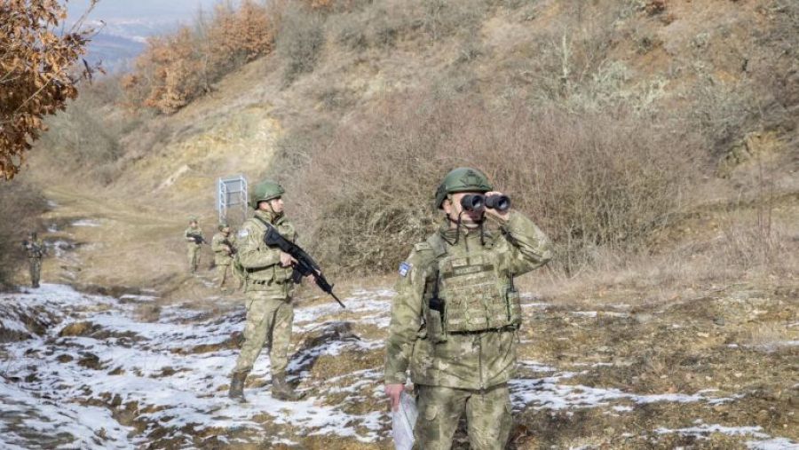 Türk KFOR, Kosova ile Sırbistan Sınırında Devriye Geziyor