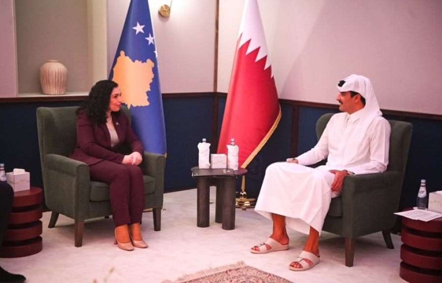 Osmani, Katar Emiri Hamad Al Thani Tarafından Ağırlandı
