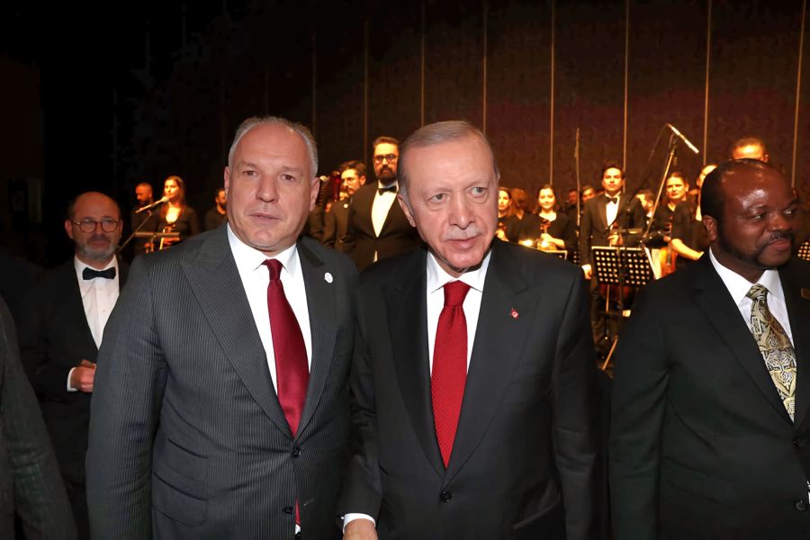 Başkan Damka, Cumhurbaşkanım Erdoğan ile Görüştü