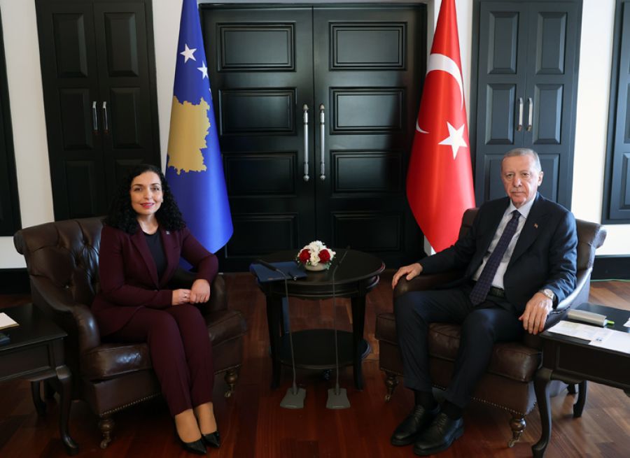 Osmani, Türkiye Cumhurbaşkanı Erdoğan ile Görüştü