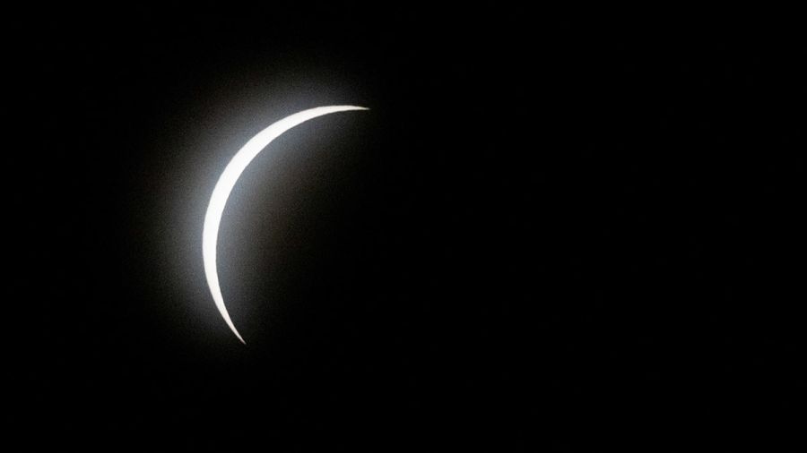 2024'ün ilk Güneş tutulması gerçekleşti