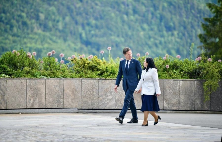 Osmani ve Rutte, Kosova'nın Avro-Atlantik Geleceğini de Konuştu