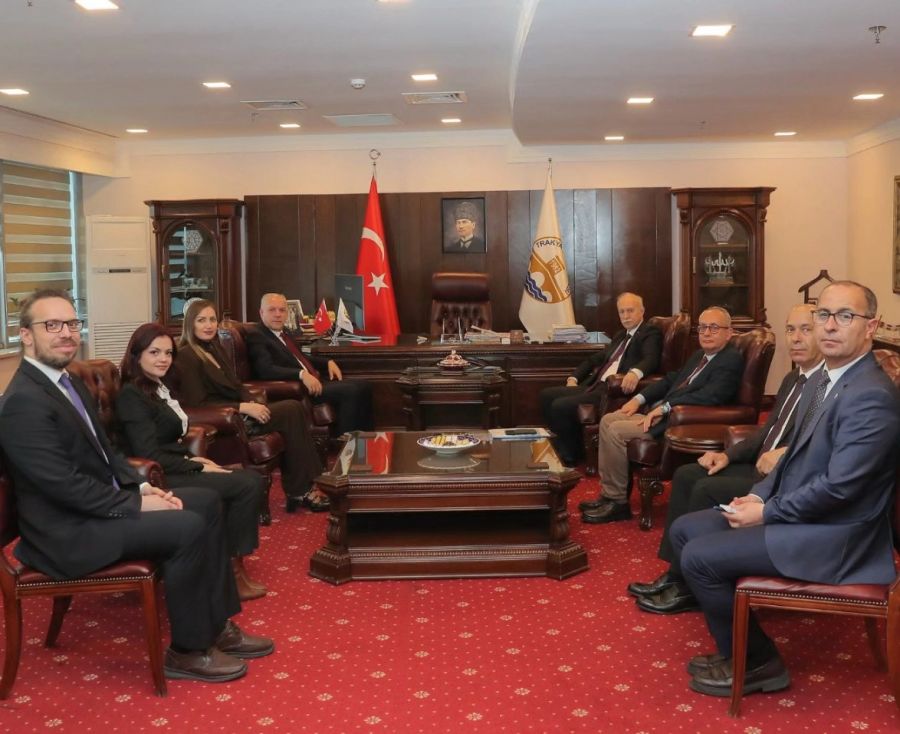 Damka, Trakya Üniversitesi Rektörü Prof. Dr. Hatipler ile Görüştü