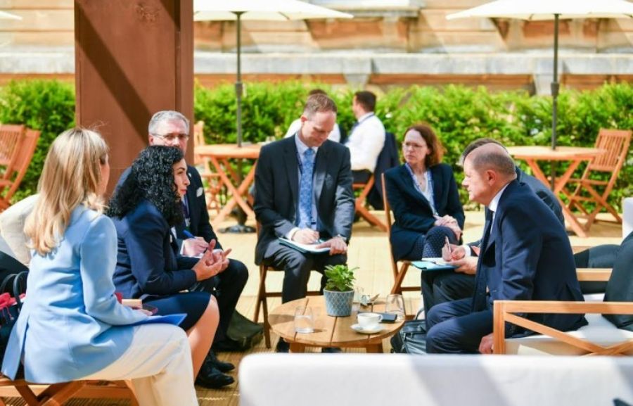 Osmani, Scholz ve Mitsotakis ile Görüştü