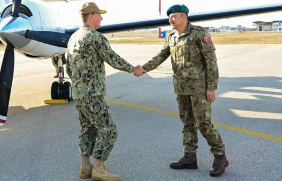 Ulutaş, NATO Amirali Musch ile Görüştü