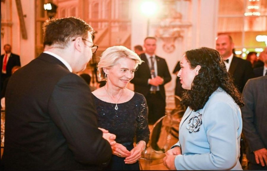 Osmani, Prag’da Von der Leyen ve Danimarka Başbakanıyla Görüştü