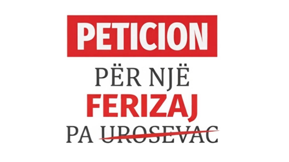 “Uroşevac'sız Ferizovik” Dilekçesi Kosova Meclisi'ne Sunulacak