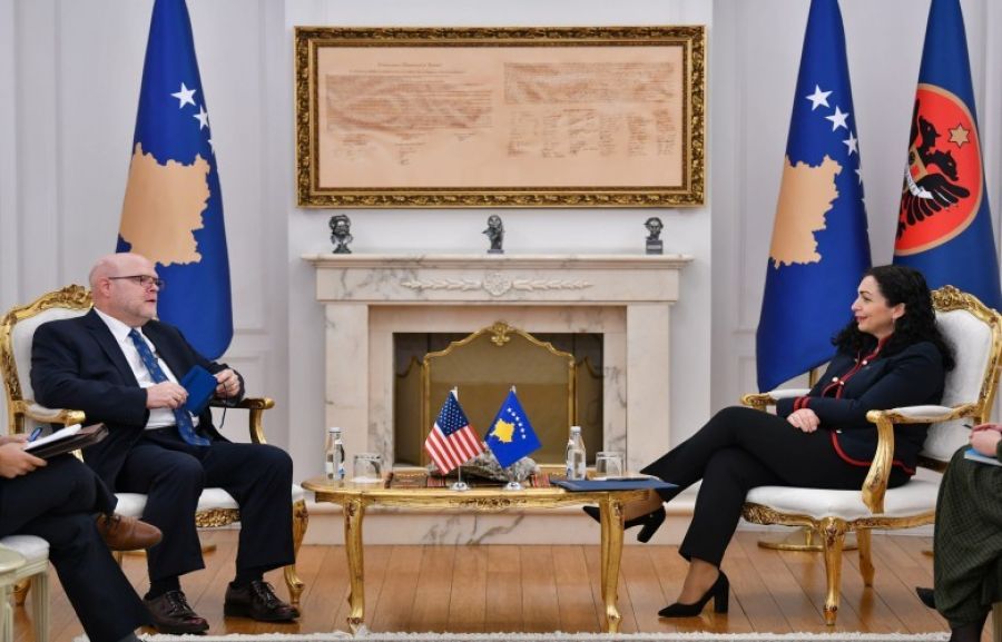 ABD Büyükelçisiyle Görüşen Osmani, Trump'ın Zaferini Tebrik Etti