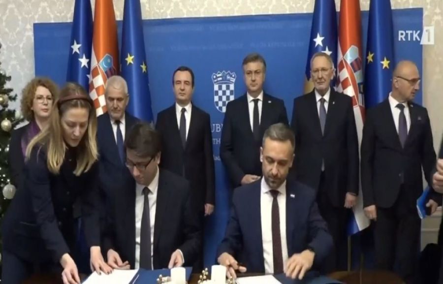 Kosova ve Hırvatistan Arasında Önemli Anlaşmalar İmzalandı