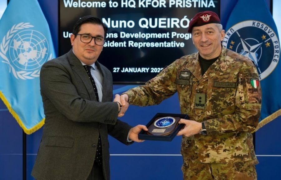 KFOR Komutanı, UNDP Temsilcisiyle Güvenlik Konularını Görüştü