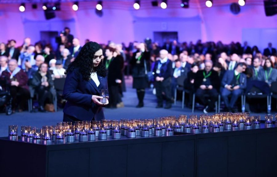 Osmani, Auschwitz Anma Töreninde Konuştu