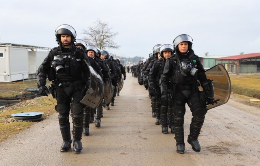 EULEX Kalabalık ve İsyan Kontrolü İçin Eğitildi