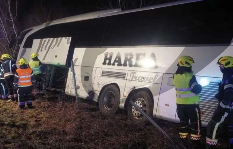 Kosova’dan Otobüs Hırvatistan'da Kaza Geçirdi