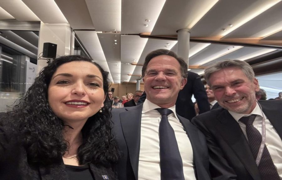 Osmani, NATO Genel Sekreteri ve Hollanda Başbakanı ile Fotoğraf Paylaştı