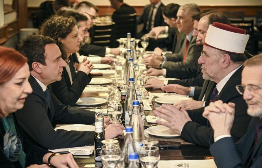 Kurti, Müftü Tërnava ve BIK Temsilcilerine İftar Verdi