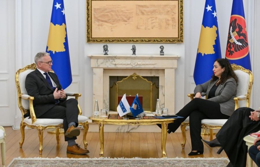 Osmani, Yeni AGİT Kosova Büyükelçisi Gerard McGurk ile Görüştü