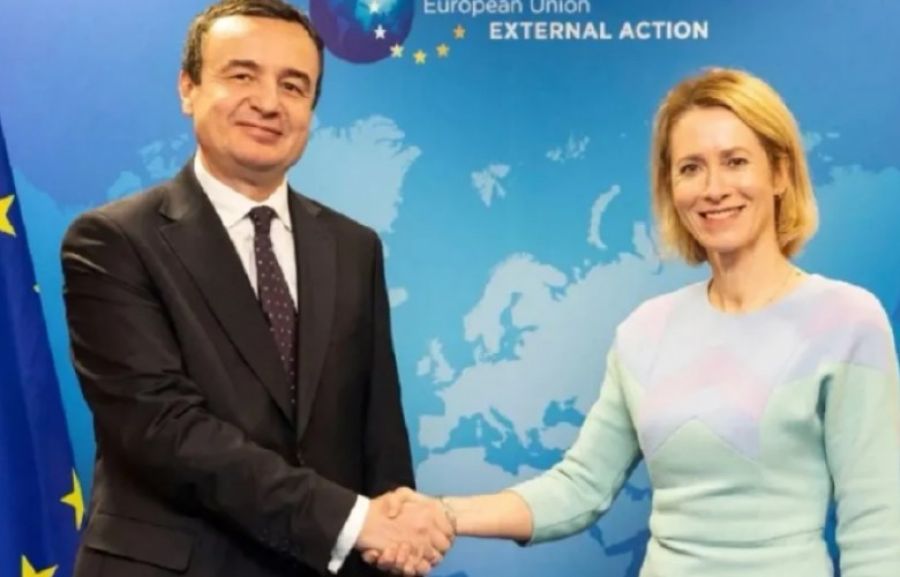 Kurti, AB Yüksek Temsilcisi Kallas’ı Akşam Yemeğinde Ağırlıyor