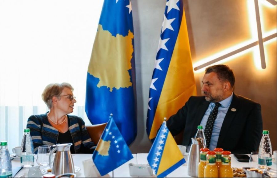 Gërvalla, Bosna-Hersekli Mevkidaşı Konakoviç ile Priştine’de Görüştü