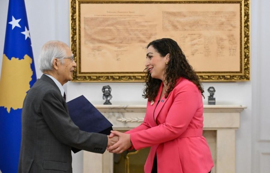 Osmani, Uluslararası Hukuk Uzmanı Hisashi Owada’yı Kabul Etti