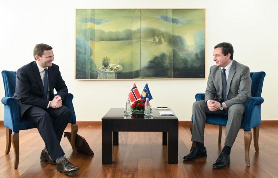 Kurti, Norveç’in Balkan Özel Temsilcisiyle Görüştü