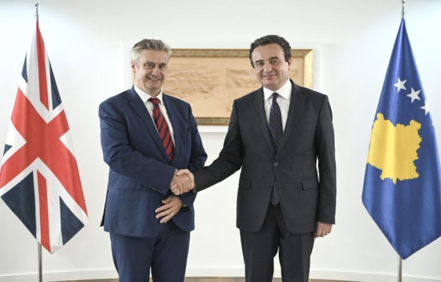 Kurti, Britanya Büyükelçisiyle Görüştü