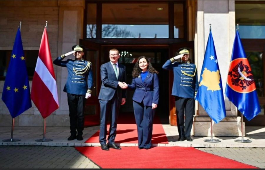Cumhurbaşkanı Osmani, Letonya’ya Resmi Ziyarete Gitti